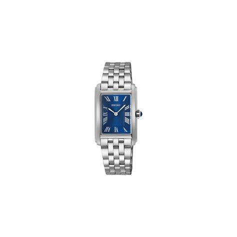 Seiko Classique Damenuhr SWR085P1 blaues Zifferblatt.